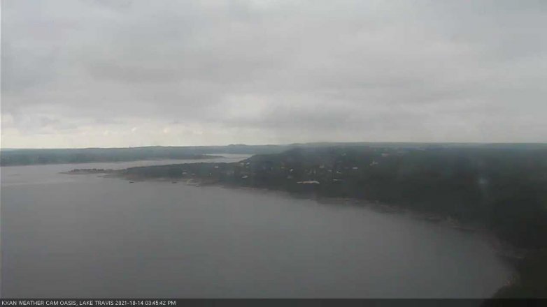 Lake Travis webcam, October 14, 2021 3:45 PM CT