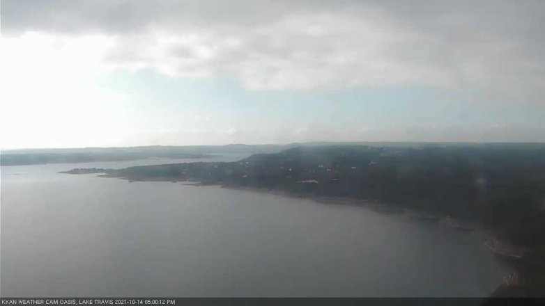 Lake Travis webcam, October 14, 2021 5:00 PM CT