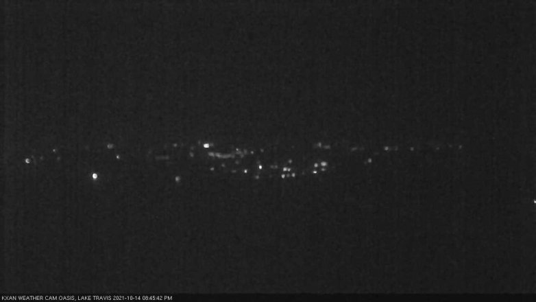Lake Travis webcam, October 14, 2021 8:45 PM CT