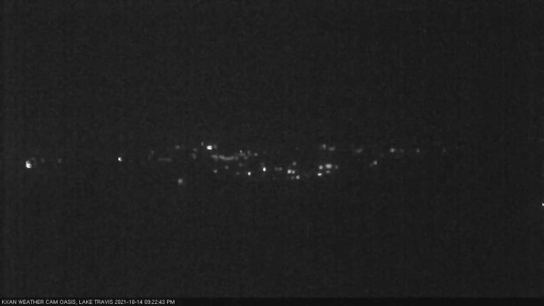 Lake Travis webcam, October 14, 2021 9:25 PM CT