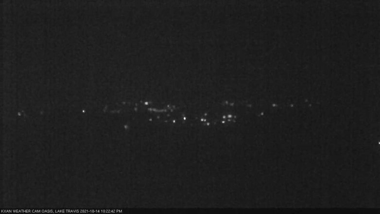 Lake Travis webcam, October 14, 2021 10:25 PM CT