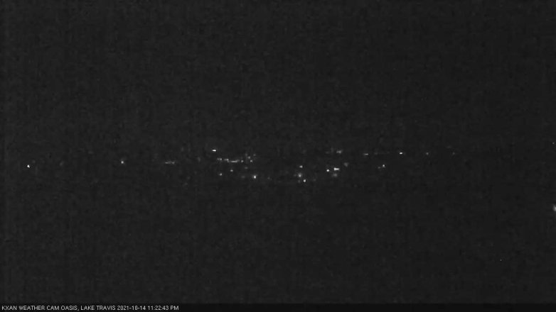 Lake Travis webcam, October 14, 2021 11:25 PM CT