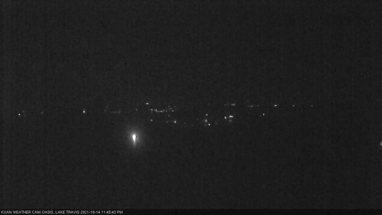 Lake Travis webcam, October 14, 2021 11:45 PM CT