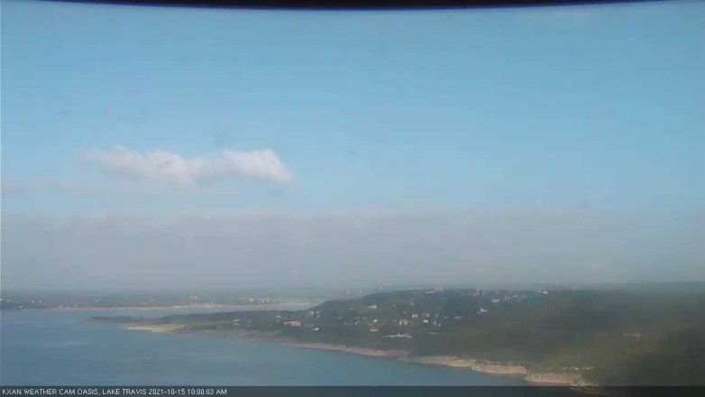 Lake Travis webcam, October 15, 2021 10:00 AM CT