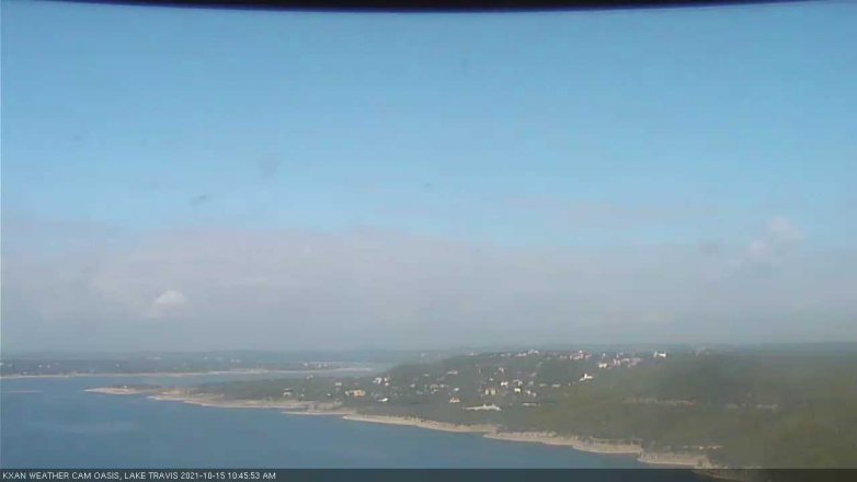 Lake Travis webcam, October 15, 2021 10:45 AM CT