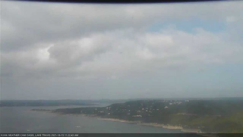 Lake Travis webcam, October 15, 2021 11:25 AM CT
