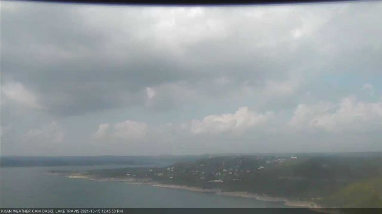 Lake Travis webcam, October 15, 2021 12:45 PM CT