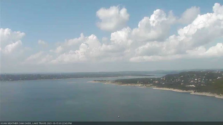 Lake Travis webcam, October 15, 2021 1:25 PM CT