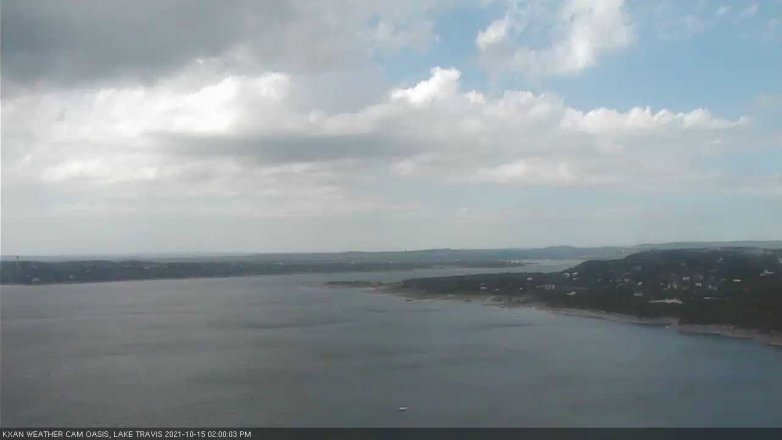 Lake Travis webcam, October 15, 2021 2:00 PM CT