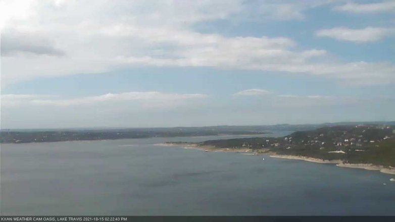 Lake Travis webcam, October 15, 2021 2:25 PM CT