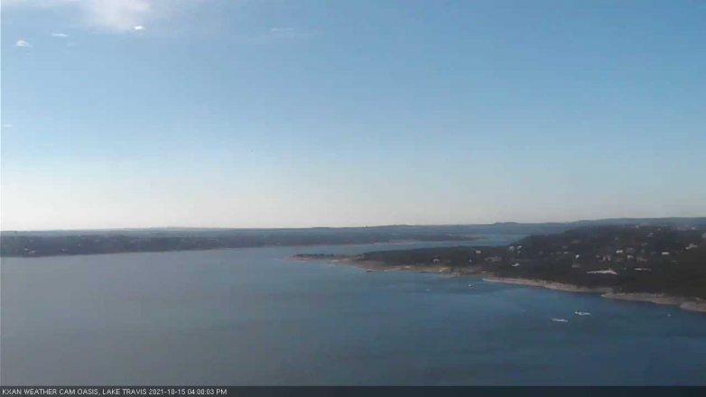 Lake Travis webcam, October 15, 2021 4:00 PM CT