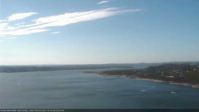 Lake Travis webcam, October 15, 2021 4:25 PM CT