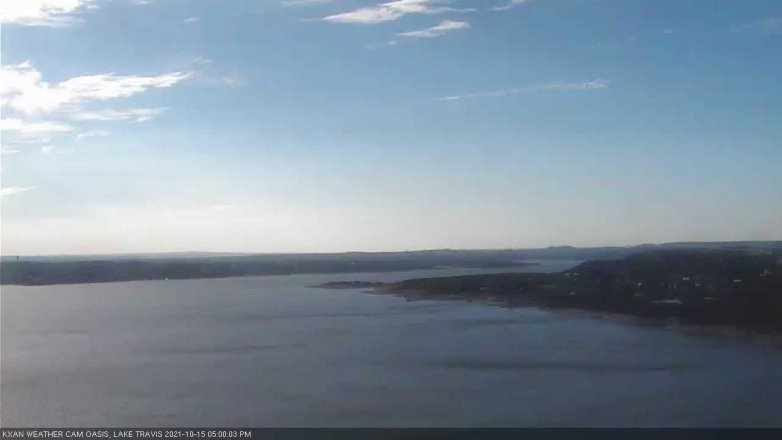Lake Travis webcam, October 15, 2021 5:00 PM CT
