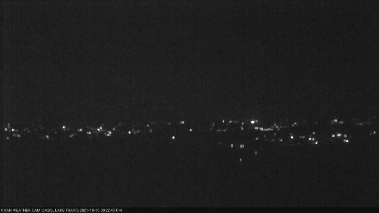 Lake Travis webcam, October 15, 2021 8:25 PM CT