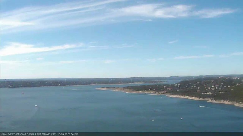 Lake Travis webcam, October 16, 2021 3:00 PM CT