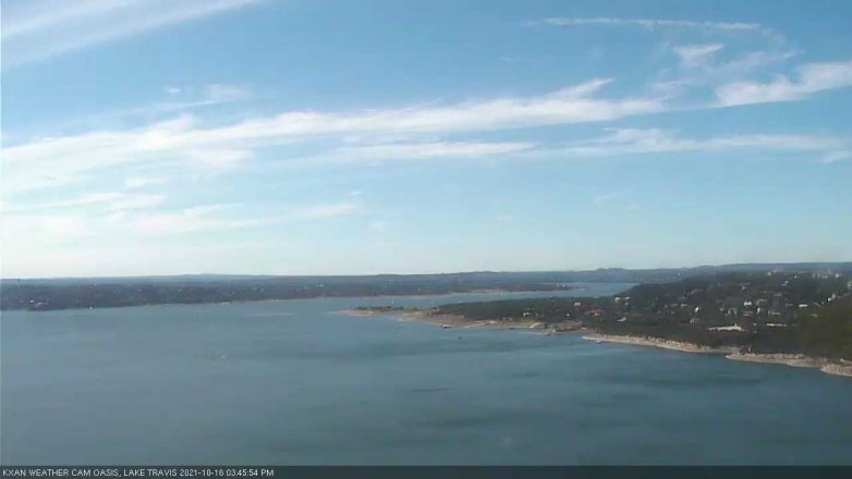 Lake Travis webcam, October 16, 2021 3:45 PM CT