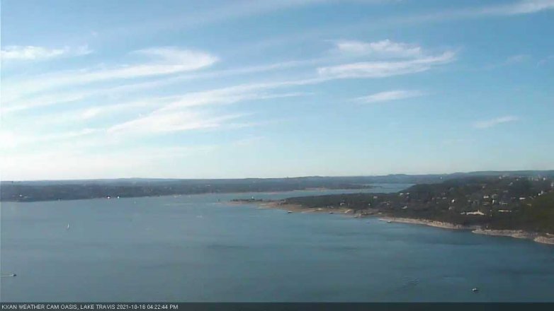Lake Travis webcam, October 16, 2021 4:25 PM CT