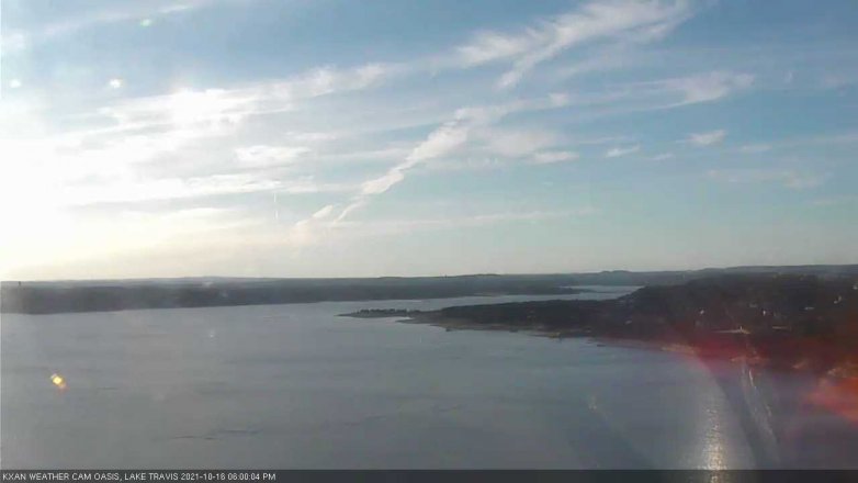 Lake Travis webcam, October 16, 2021 6:00 PM CT