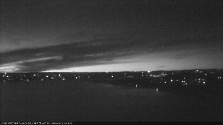 Lake Travis webcam, October 16, 2021 7:45 PM CT