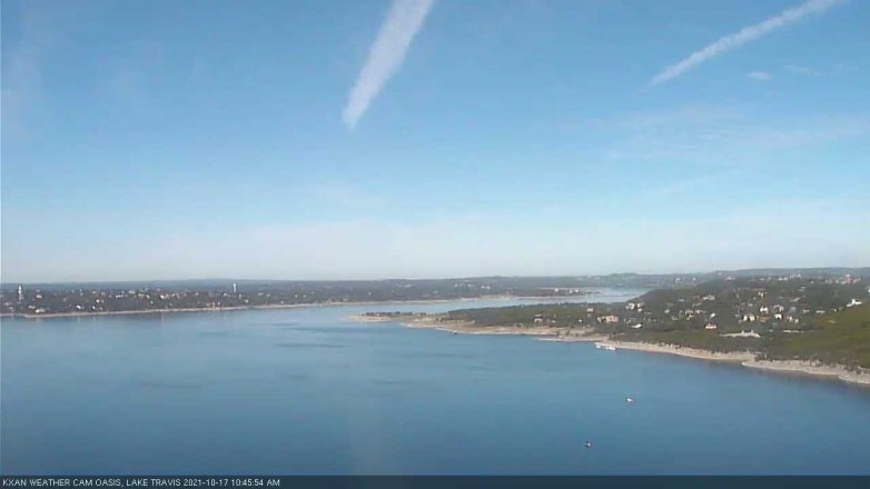 Lake Travis webcam, October 17, 2021 10:45 AM CT