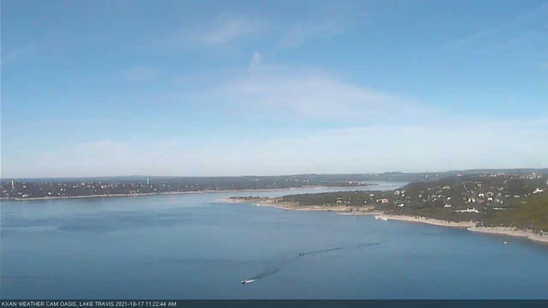 Lake Travis webcam, October 17, 2021 11:25 AM CT