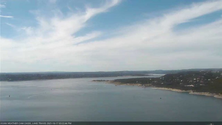 Lake Travis webcam, October 17, 2021 3:25 PM CT