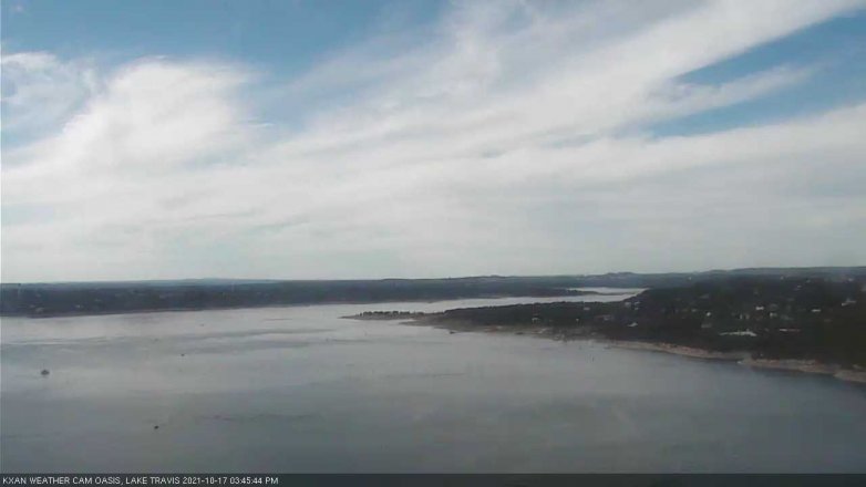 Lake Travis webcam, October 17, 2021 3:45 PM CT