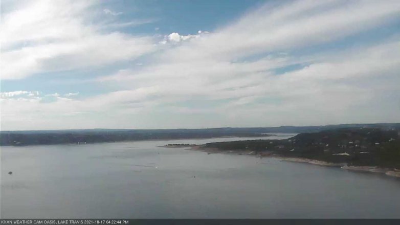 Lake Travis webcam, October 17, 2021 4:25 PM CT