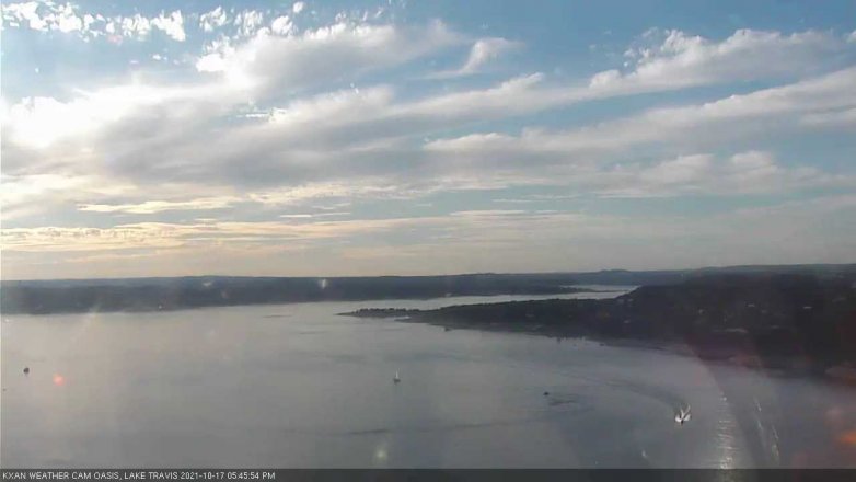 Lake Travis webcam, October 17, 2021 5:45 PM CT