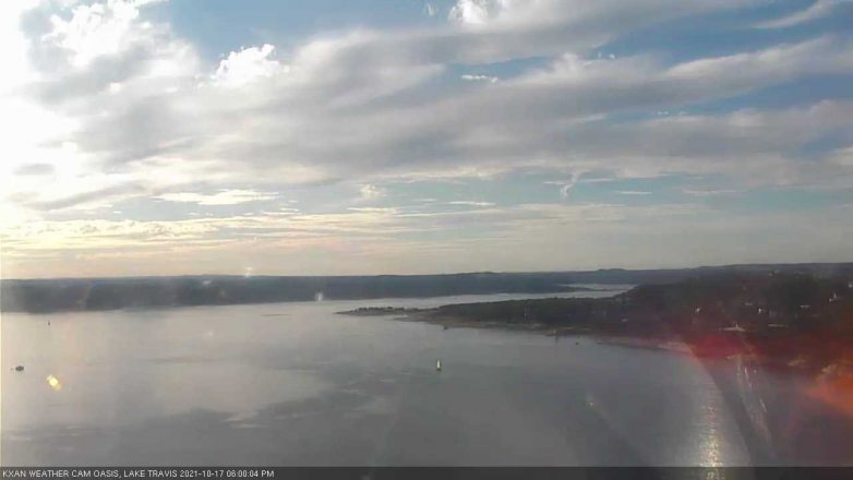 Lake Travis webcam, October 17, 2021 6:00 PM CT