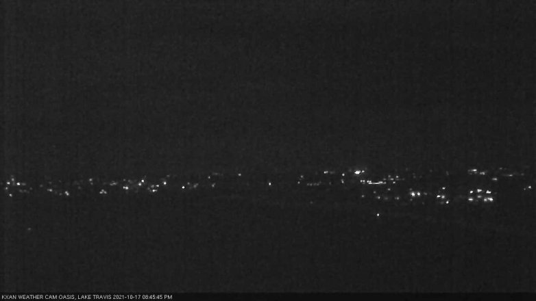 Lake Travis webcam, October 17, 2021 8:45 PM CT
