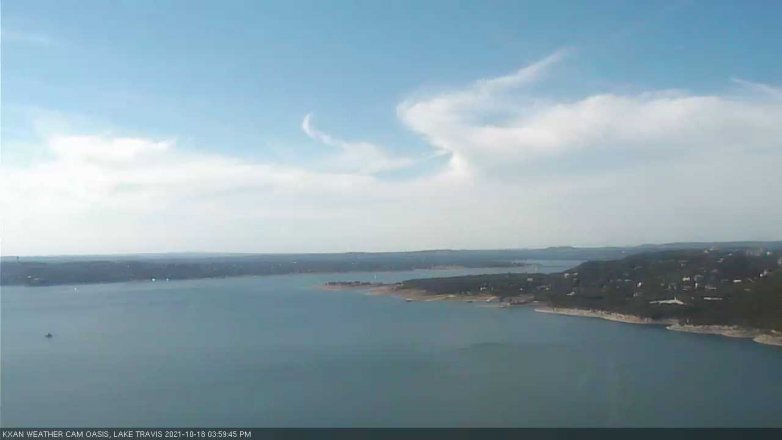 Lake Travis webcam, October 18, 2021 4:00 PM CT