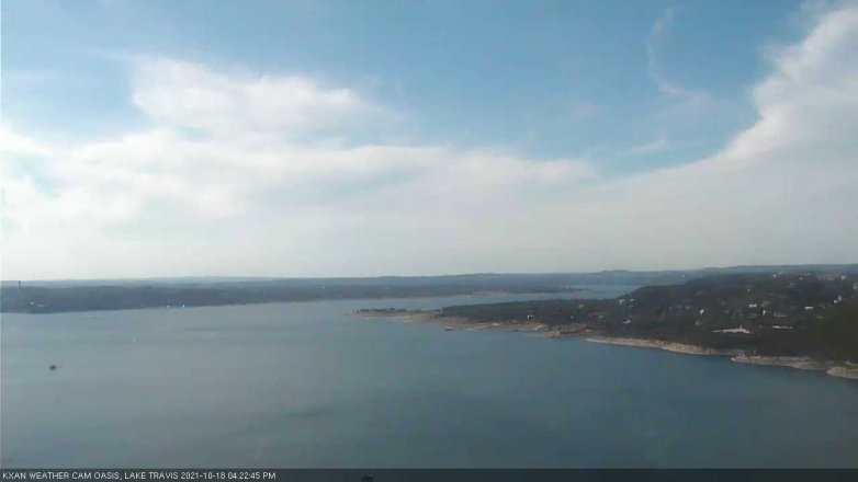 Lake Travis webcam, October 18, 2021 4:25 PM CT