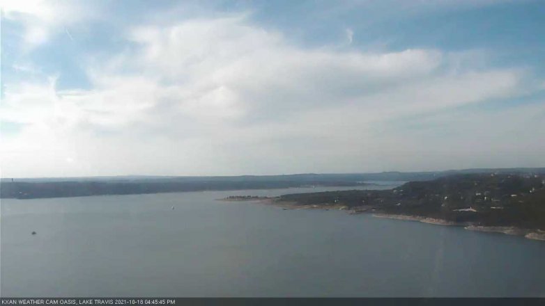 Lake Travis webcam, October 18, 2021 4:45 PM CT