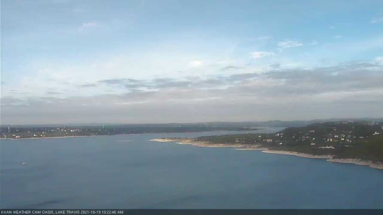 Lake Travis webcam, October 19, 2021 10:25 AM CT
