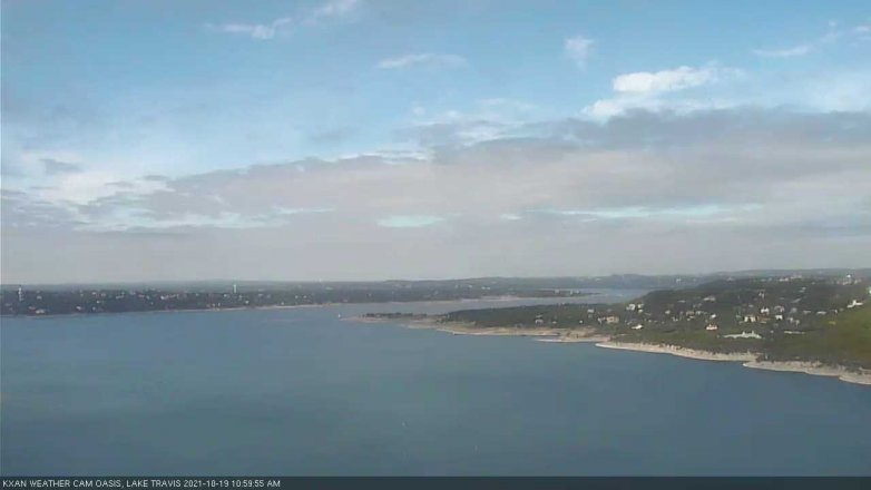 Lake Travis webcam, October 19, 2021 11:00 AM CT