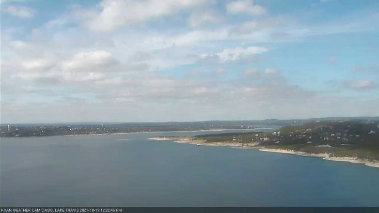 Lake Travis webcam, October 19, 2021 12:25 PM CT