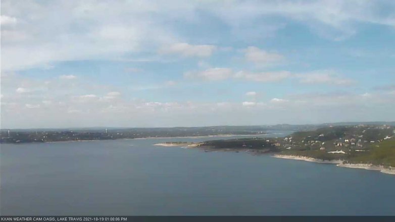 Lake Travis webcam, October 19, 2021 1:00 PM CT