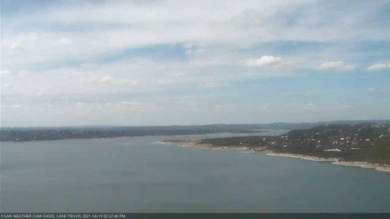 Lake Travis webcam, October 19, 2021 2:25 PM CT