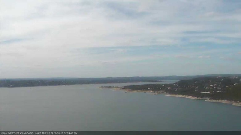 Lake Travis webcam, October 19, 2021 3:00 PM CT