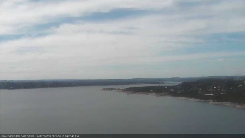 Lake Travis webcam, October 19, 2021 3:25 PM CT