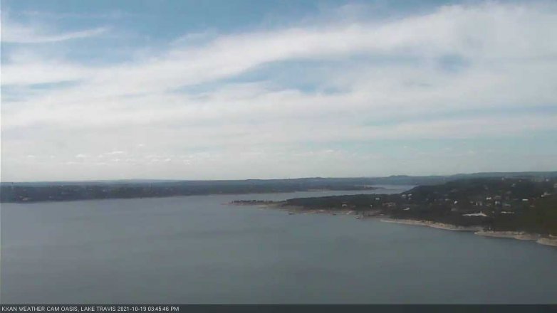 Lake Travis webcam, October 19, 2021 3:45 PM CT