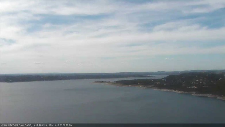 Lake Travis webcam, October 19, 2021 4:00 PM CT