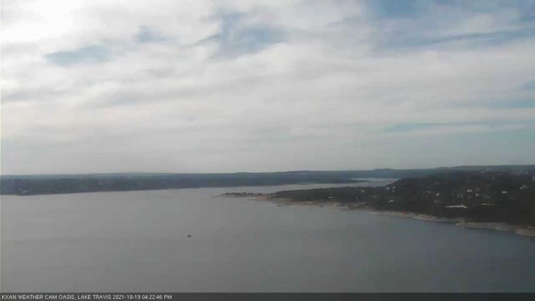 Lake Travis webcam, October 19, 2021 4:25 PM CT