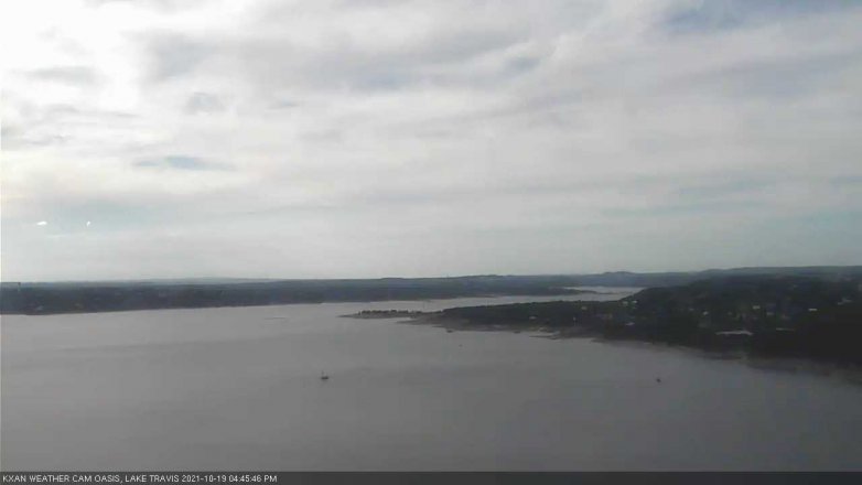 Lake Travis webcam, October 19, 2021 4:45 PM CT