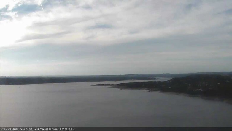 Lake Travis webcam, October 19, 2021 5:25 PM CT
