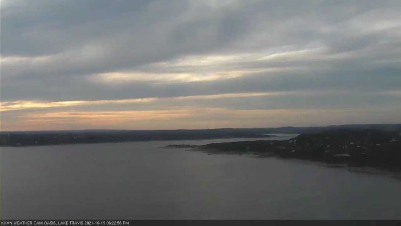 Lake Travis webcam, October 19, 2021 6:25 PM CT