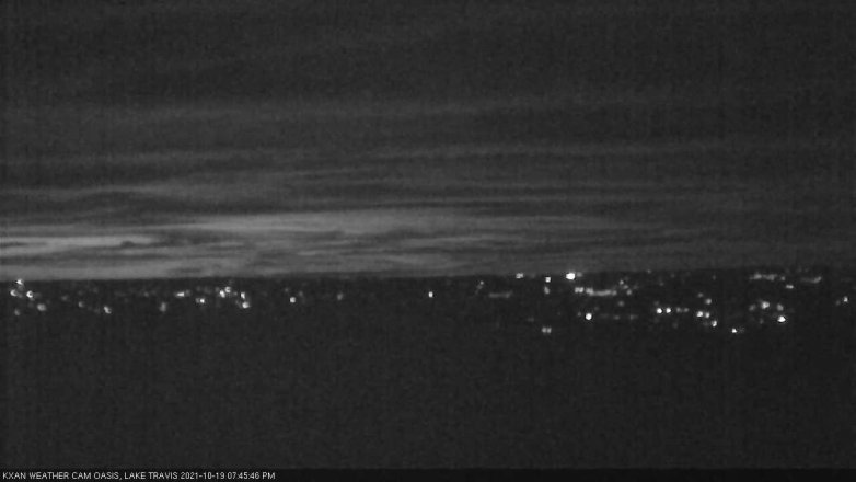 Lake Travis webcam, October 19, 2021 7:45 PM CT