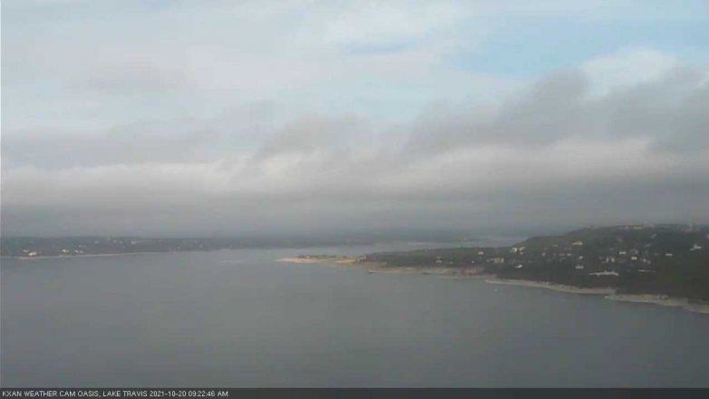 Lake Travis webcam, October 20, 2021 9:25 AM CT
