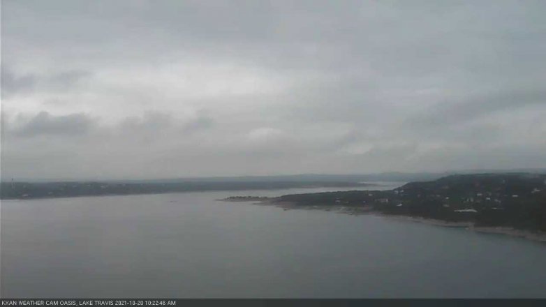 Lake Travis webcam, October 20, 2021 10:25 AM CT